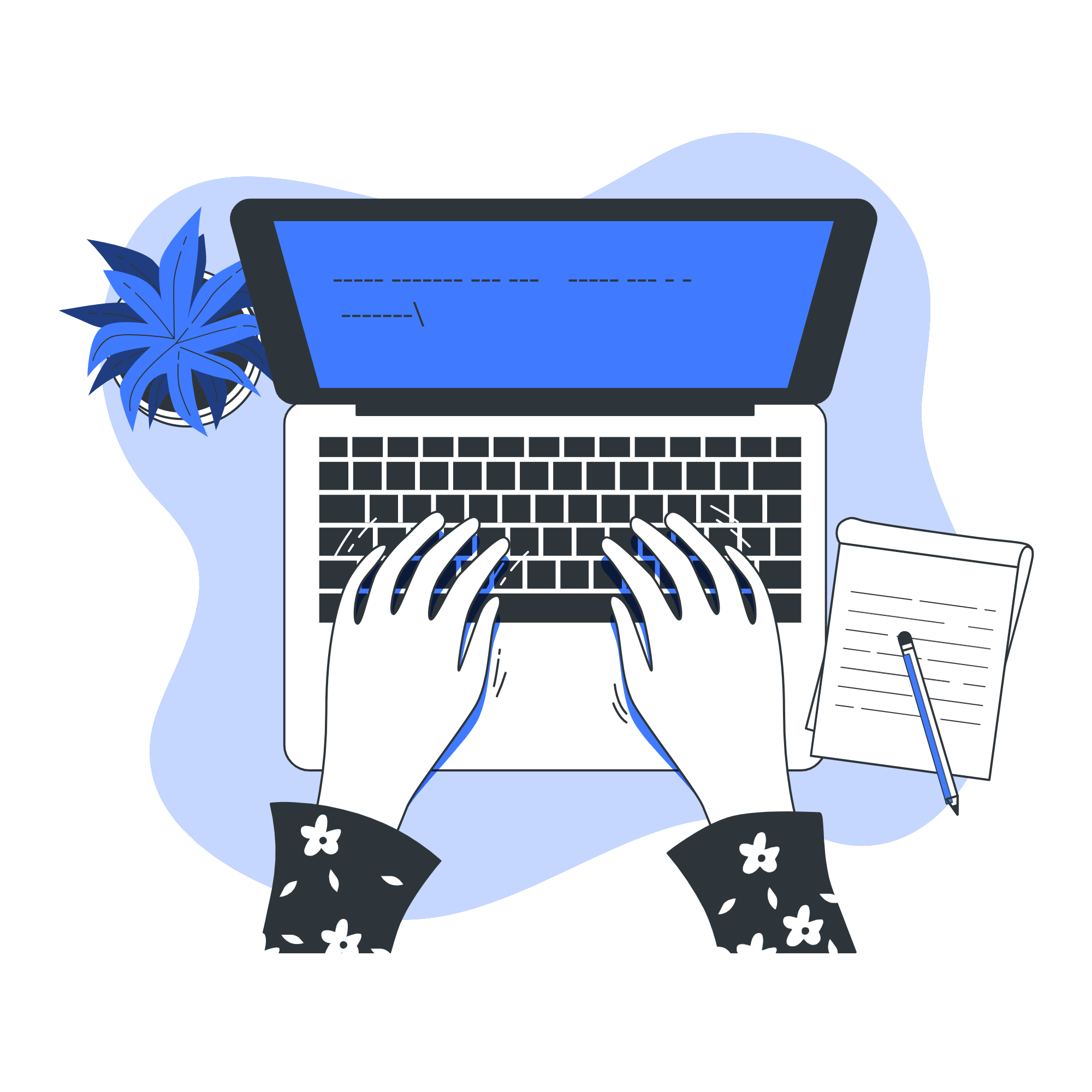 Typing avatar image